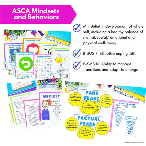 Anxiety 3 Tier Curriculum-Comprehensive Research-Based School Counseling Program
